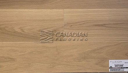 Engineered White Oak, Fuzion Outer Banks, Click, 5-7/8" x 9/16", Color:  Warm Pashmina Engineered flooring