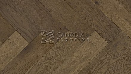White Oak, Grandeur, 5" x 3/4", Herringbone Collection Color: Pando Engineered flooring