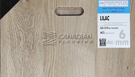 Luxury Vinyl Flooring, Aqua Plus Silver Plus, NAF, 6.0 mm, Color:  Lilac Vinyl flooring