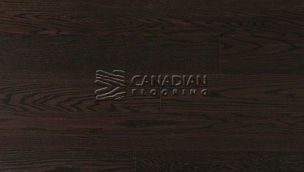 Engineered Euro White Oak, 6" x 3/4", Brushed Finish Color: Black Brown Engineered flooring