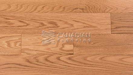 Red Oak, Superior Flooring,  5-3/16" x 3/4", Brushed Finish, <br> Color:    Natural