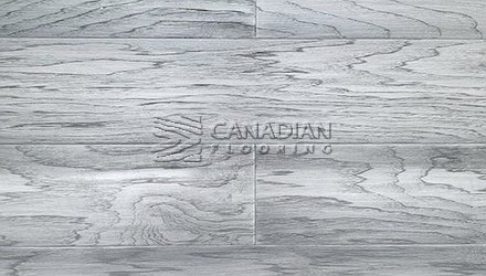 Hickory, Canfloor, 6.5" x 3/4", Hand-Scraped & DistressedColor:  Pewter Engineered flooring