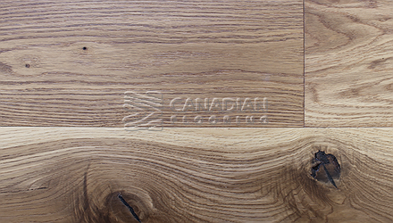 White Oak,  Superior Enhanced, 5.0" x 3/4", Brushed Finish Color: Natural Engineered flooring