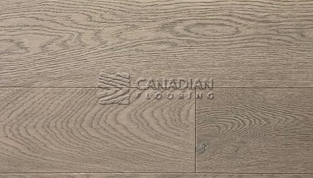 Engineered White Oak, ORIGINS, Wire-Brushed, 6.0" x 3/4" Color: Planetary Silver Engineered flooring