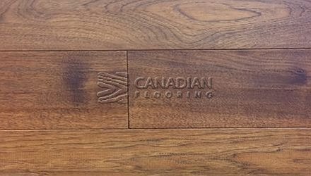 Engineered Hickory,  Grandeur, 6-0" x 3/4",  Hand-Scraped, Color:  Harvest Engineered flooring