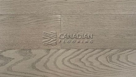 White Oak, Canfloor, Hand-Scraped, 6-1/3" x 3/4" Color:   Snow Valley Engineered flooring