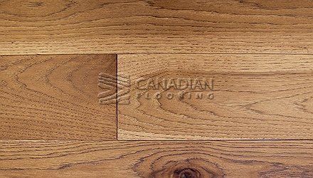 Hickory, Superior Enhanced, 5.0" x 3/4", Brushed Finish Color: Wheat Engineered flooring
