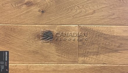 Hickory, Superior Enhanced, 7.0" x 3/4", Hand-Scraped Finish Color: Wheat Engineered flooring