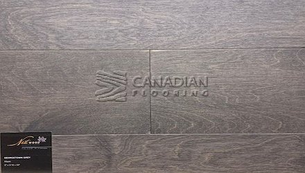 Engineered Maple Flooring, Nestwood, 6.0" x 9/16", Brushed Finish<br>Color: Georgetown Grey Maple