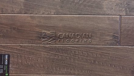 Hard Maple, Superior Enhanced, 7.0" x 3/4", Hand-ScrapedColor: Cocoa Engineered flooring