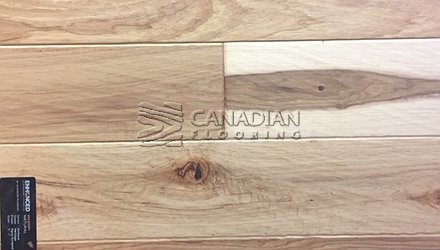 Hickory, Superior Enhanced, 5.0" x 3/4", Hand-Scraped FinishColor: Natural Engineered flooring