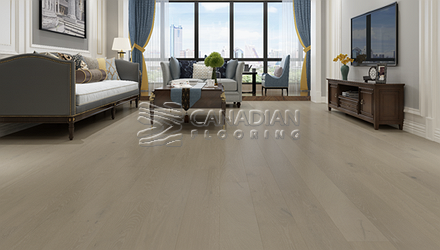 Engineered White Oak,  Biyork, 7-1/2" x 3/4" Color: French Truffle Engineered flooring