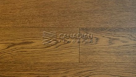 White Oak, Canfloor, 6.5" x 3/4", Wire-Brushed FinishColor:   Honey Engineered flooring