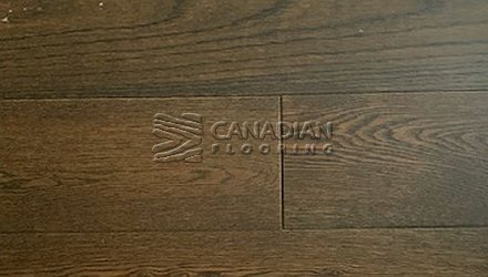 White Oak, Canfloor, 6.5" x 3/4", Wire-Brushed FinishColor:  Country Brown Engineered flooring