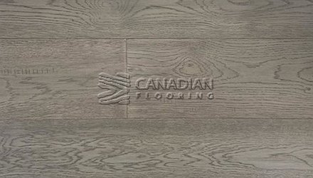 White Oak, Canfloor, Hand-Scraped, 6-1/3" x 3/4"<br> Color:  Crest Grey