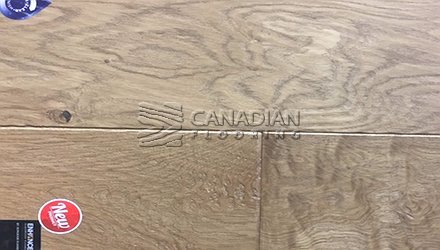 White Oak, Superior Enhanced, 7.0" x 3/4", Hand-Scraped Color: Sandstone Engineered flooring