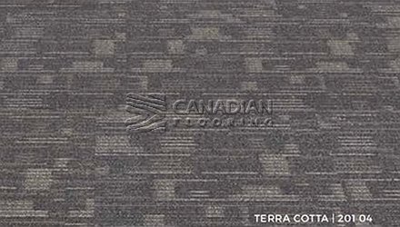 Carpet Tile Flooring  Inglewood 201 Series<br>Color: Terra Cotta