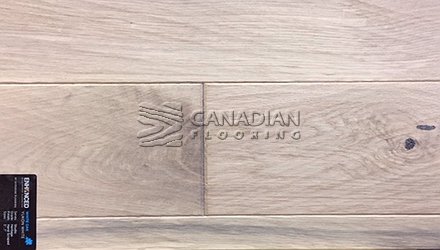 Engineered White Oak Superior Enhanced 5.0" x 3/4"Hand-Scraped Finish Color: Yukon White Engineered flooring