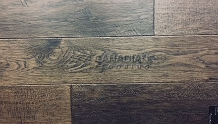 Engineered Hickory,  Brand Surfaces, 6-1/2" x 3/4", <br> Color: Smoked Tree Trunk