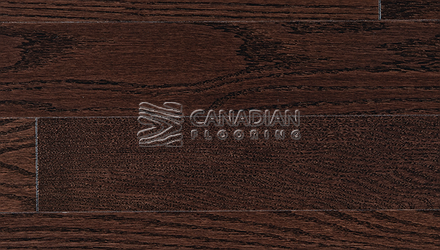 Red Oak, Superior Flooring,  5-3/16" x 3/4", Brushed Finish,  Color:   Coffee Engineered flooring