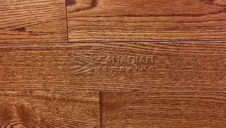 Solid Red Oak,  Panache, <br>Wire-Brushed Finish <br> 3-1/4", &nbsp 4-1/4" <br>Color: Golden Amber