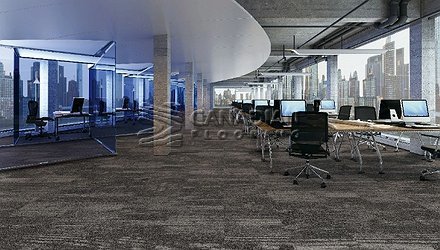 Carpet Tile Flooring Warsaw 9190 Series<br>Color: Heartland