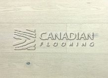 Engineered White Oak, ORIGINS, Wire-Brushed, 6.0" x 3/4" Color:  Subtle White

                                 Engineered Flooring Scugog