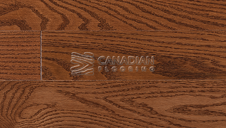 Solid Red Oak, Superior Flooring, 4-1/4" x  3/4"<br>  Color:  Gunstock