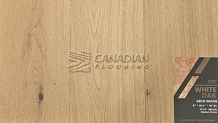 Engineered European Oak, GreenTouch, Elegance Collection ABCD, 6" x 3/4"  <br> Color:  Balaton Charm
