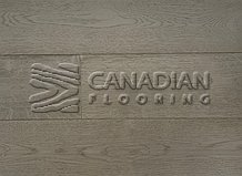 White Oak, Canfloor, Hand-Scraped, 6-1/3" x 3/4" Color:  Smoke Grey

                                 Engineered Flooring Oakville