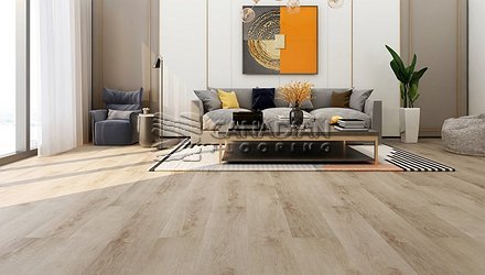 Luxury Vinyl Flooring, Biyork, Hydrogen 6 mm, Click, <br>Color:  Rock Cliffs