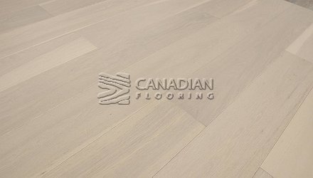 Engineered White Oak, Grandeur, 6.5" x 3/4", Scandinavia Collection<br> Color: White Island