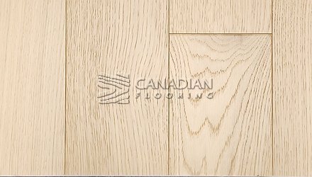 Engineered White Oak, Evergreen, 7-1/2" x 3/4"  <br> Color: Natural