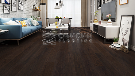 Engineered Hickory, Biyork, 7-1/2" x 3/4" Color:    Havana Coffee Engineered flooring