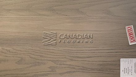 Euro Oak, 6.5" x 3/4", Brushed FinishColor:  Stone Grey Engineered flooring