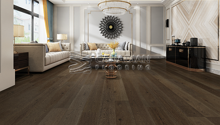 Engineered Hickory, <br>Biyork, 7-1/2" x 3/4"<br> Color:  Distant Prarie