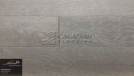 Engineered White Oak, Nestwood, 5.0" x 9/16", Brushed FinishColor: Greystorm Oak Engineered flooring