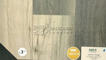 Luxury Vinyl Flooring, Aqua Plus Gold, NAF, 7.0 mm, Color: Yonge