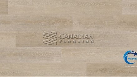 Luxury Vinyl Flooring, Wave, Vision Series, 7 mm, Color: Cape