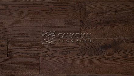 Solid Oak Flooring, Grandeur, 4-1/4" <br> Color:  Walnut