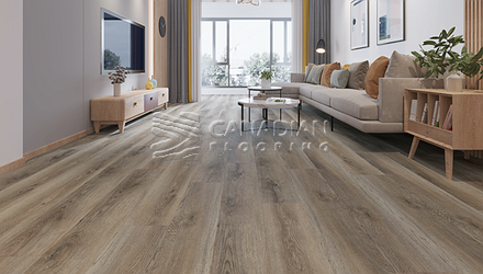 Luxury Vinyl Flooring, Biyork, Hydrogen 7 mm, Click, <br>Color:  La Luna