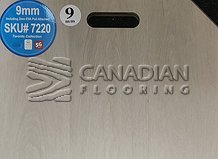 Luxury Vinyl Flooring, Canfloor, Vancouver Collection,  9.0 mm, with 2.0 mm IIC-73/STC-72 underpadColor: 7220

                                 Vinyl Flooring Calgary