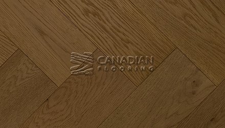 White Oak, Grandeur, 5" x 3/4", Herringbone Collection<br> Color: Lagom