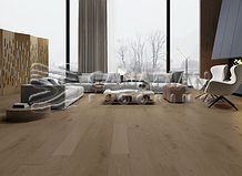 Engineered White Oak,  Biyork, 7-1/2" x 3/4" Color: Escarpment

                                 Engineered Flooring Oakville