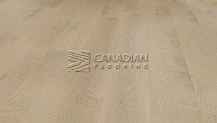 Unfinished White Oak, CANFLOOR,  6.5" x 3/4", Select & Better4.0 mm wear layer Engineered flooring