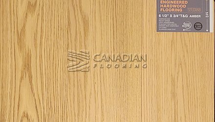 Engineered White OakWeiss, 6.5" x 3/4"Color: Amber Engineered flooring