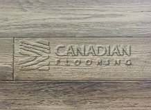 White Oak, Canfloor, Hand-Scraped, 6-1/3" x 3/4" Color:  Smoked Parchment
                                 Engineered Flooring Orangeville