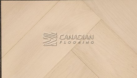 Engineered White Oak, Lucid, 7-1/2" x 3/4"  <br> Color:  Pure HB