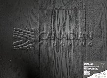 Engineered European White Ash, 7-1/2" x 3/4" Color: Ebony

                                 Engineered Flooring Markham