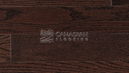 Solid Red Oak, Superior Flooring, 3-1/4", BushedColor:  Coffee Hardwood flooring